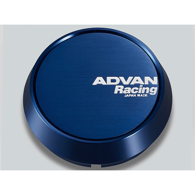 Advan Racing Center Cap - 73MM Bore - Middle / Medium Type - Anodized Blue Alumite