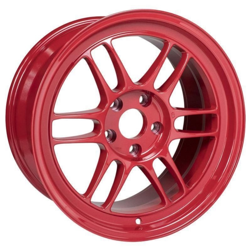 Enkei RPF1 17x9/ 5x114.3 / 22mm Offset - Competition Red Wheel