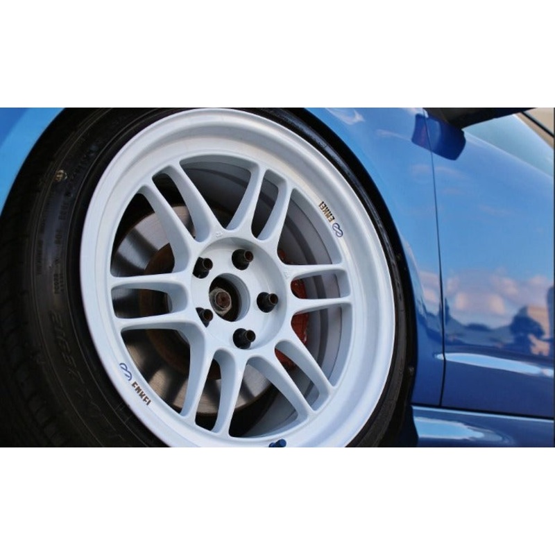 ENKEI RPF1 18X9.5 5X114.3 +38MM OFFSET 73MM BORE - VANQUISH WHITE- SINGLE WHEEL