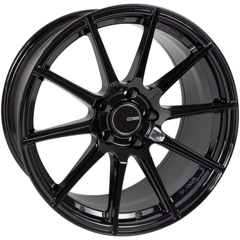 Enkei TS10 18x9.5 / 5x114.3 / 35mm Offset - Black Wheel