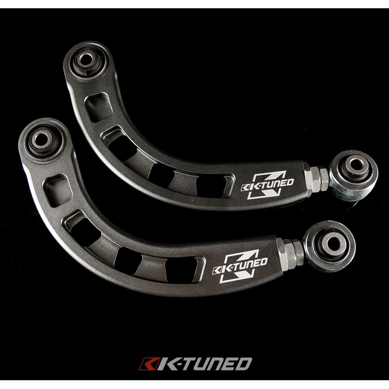 K-Tuned Adjustable Rear Camber Control Arms - Spherical Bushings - Honda Civic / Si / FK8 Type R (2016-2021)