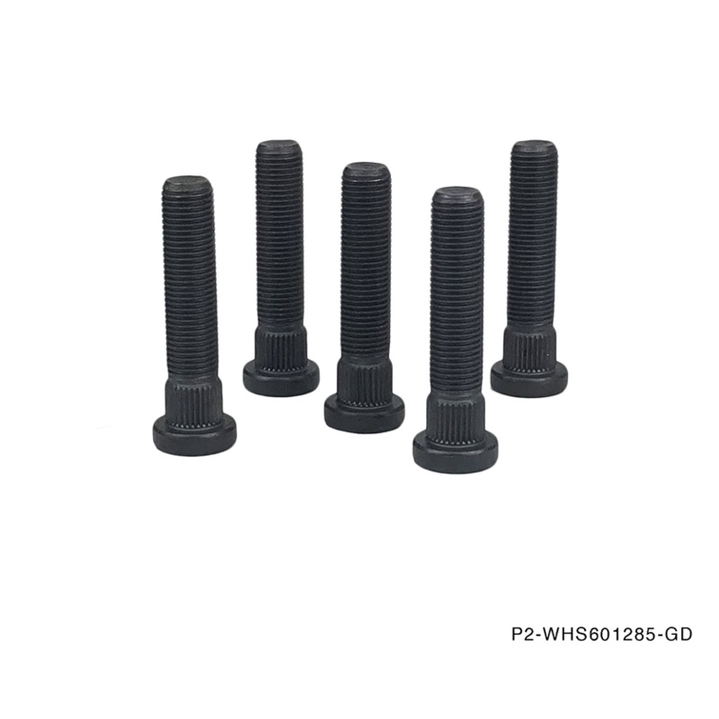Phase 2 Motortrend (P2M) 12.85MM Knurl Extended Wheel Studs Set of 5 - Nissan M12x1.25