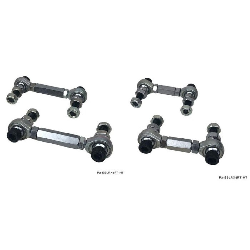 Phase 2 Motortrend (P2M) Adjustable F&R Sway Bar End Drop Links - Mazda RX-8 (2003-2012)