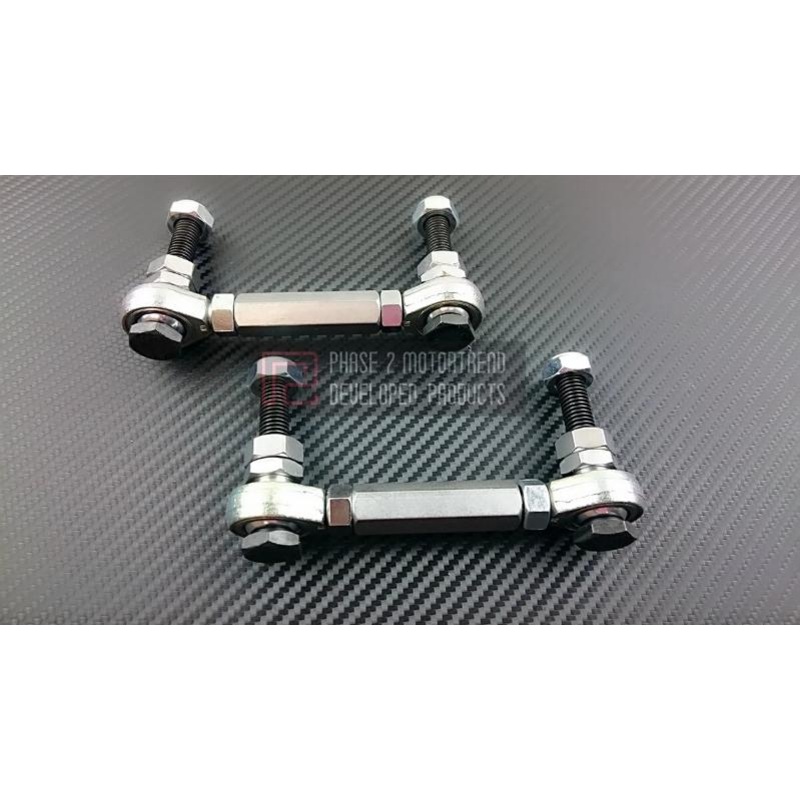 Phase 2 Motortrend (P2M) Adjustable Front Sway Bar End Links - Nissan 350z (2003-2009)