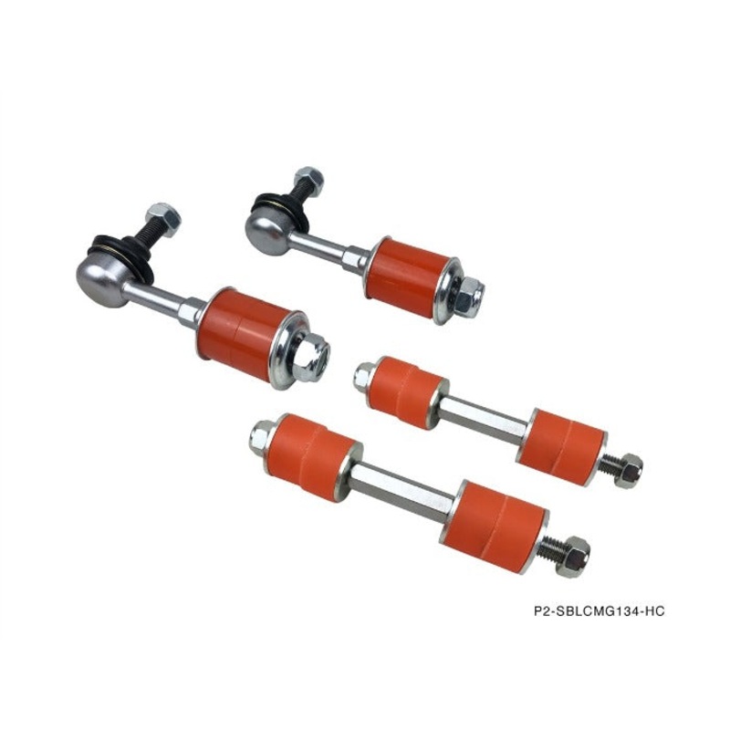 Phase 2 Motortrend (P2M) Polyurethane Front And Rear Sway Bar End Links Combination Set- Nissan 240sx S13 S14