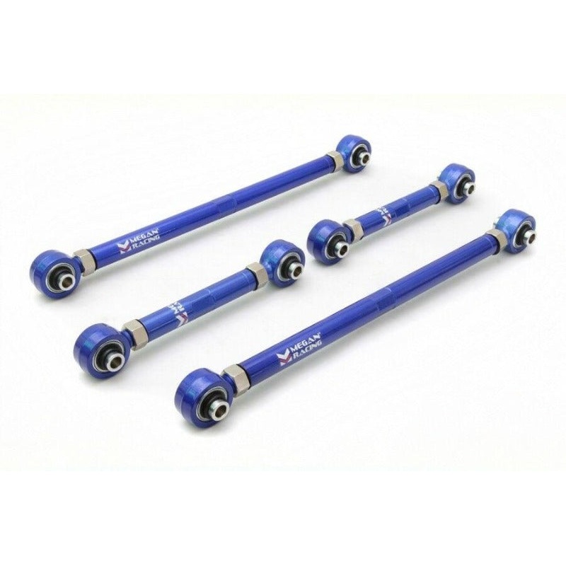 Megan Racing Adjustable 4pc Rear Links - Toyota Corolla AE86 GTS SR5 Trueno Levin (1985-1987)