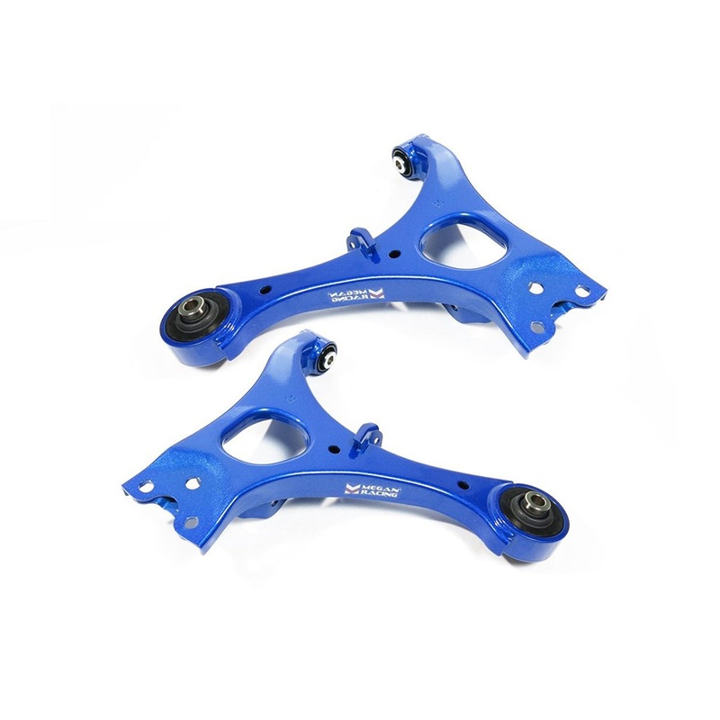 Megan Racing Front Lower Control Arms Set w/ Spherical Bearings - Honda Civic & Si FD (2006-2011)