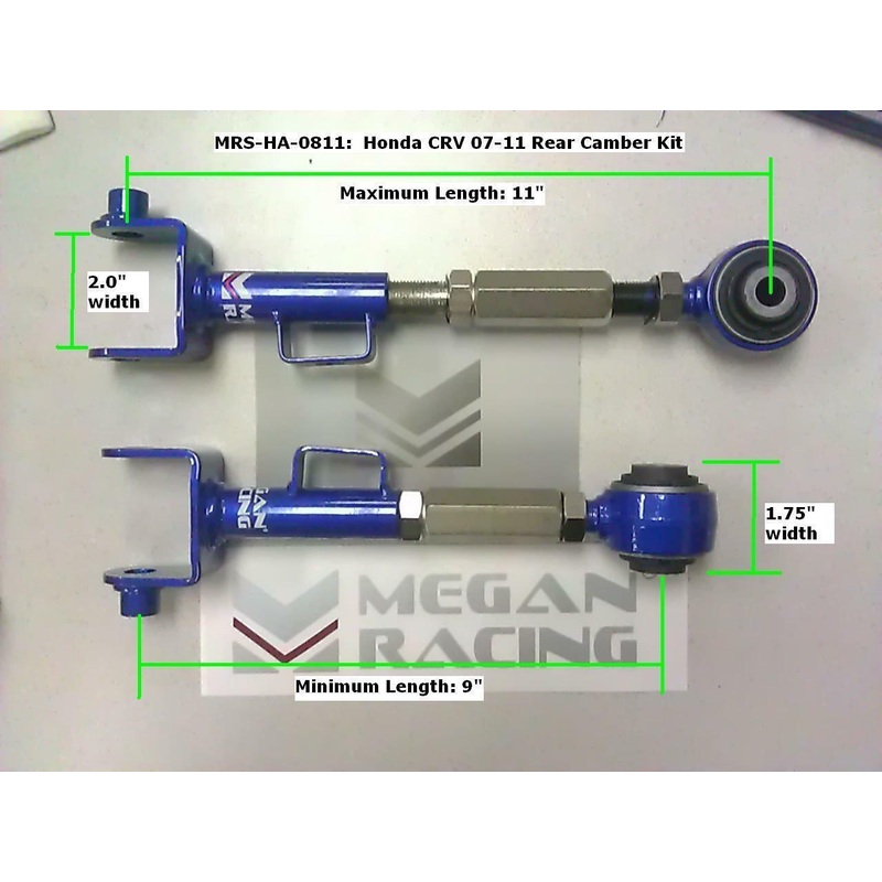 Megan Racing Rear Camber Arms - Honda CR-V (2007-2011)