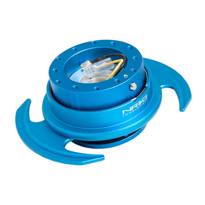 NRG Gen 3.0 Steering Wheel Quick Release Hub Kit - Blue