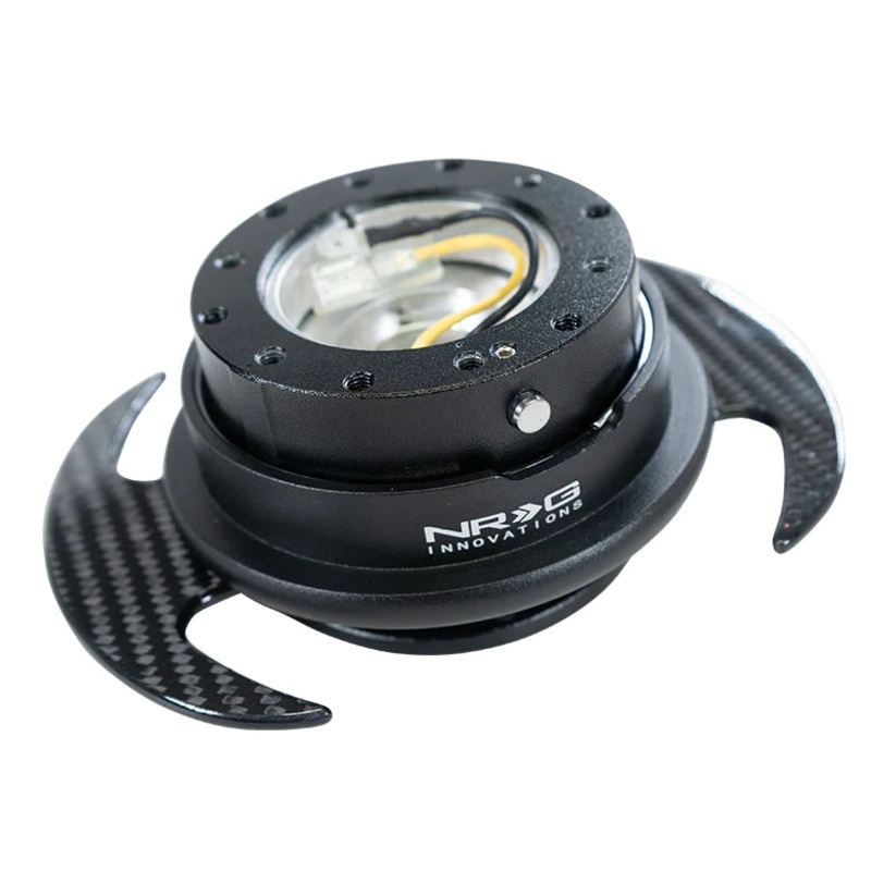 NRG Gen 3.0 Steering Wheel Quick Release Hub Kit - Carbon Fiber