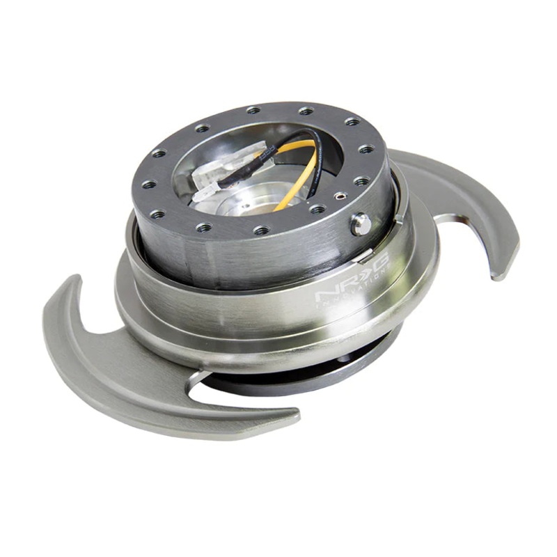 NRG Gen 3.0 Steering Wheel Quick Release Hub Kit - Gun Metal