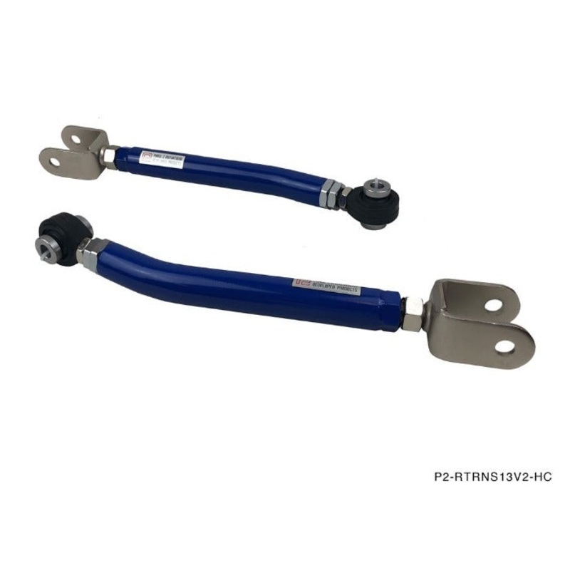 Phase 2 Motortrend (P2M) Adjustable Extreme Rear Lower Toe Arms - Nissan 240sx S13 (1989-1994)