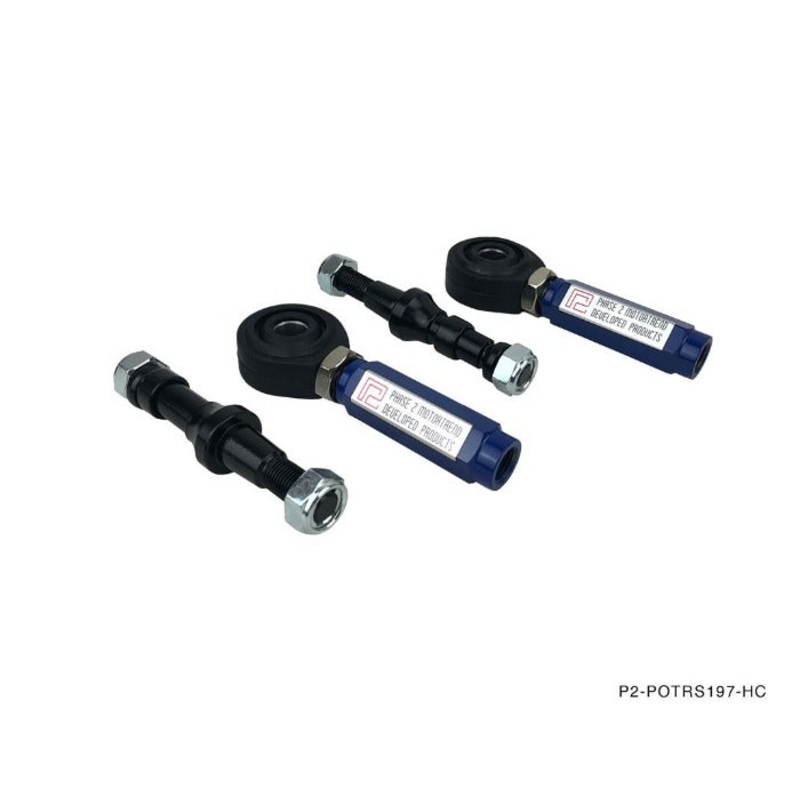 Phase 2 Motortrend (P2M) Adjustable PRO Outer Tie Rod Ends - Ford Mustang S197 (2005-2014)