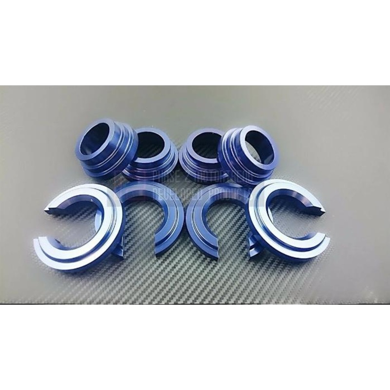 Phase 2 Motortrend (P2M) Aluminum Subframe Collar Bushings Spacer Kit - Nissan 240sx S13 S14 (1989-1998)
