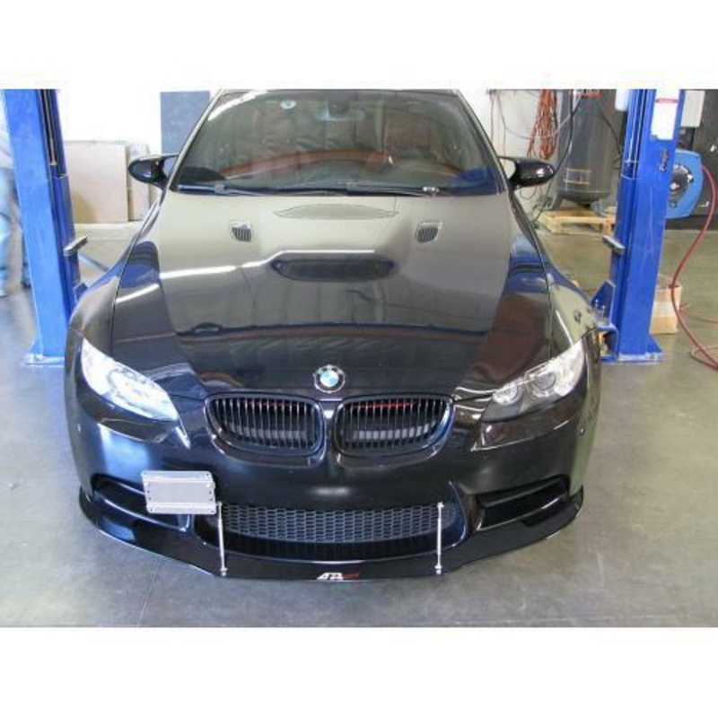 APR Performance Carbon Fiber Front Wind Splitter w/ Support Rods - BMW M3 E92 & E93 (2007-2013)