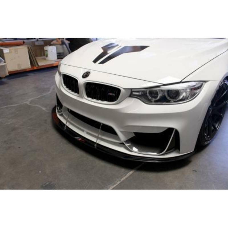 APR Performance Carbon Fiber Wind Splitter w/ Rods BMW F80 F82 M3 M4 w/ Pr Lip