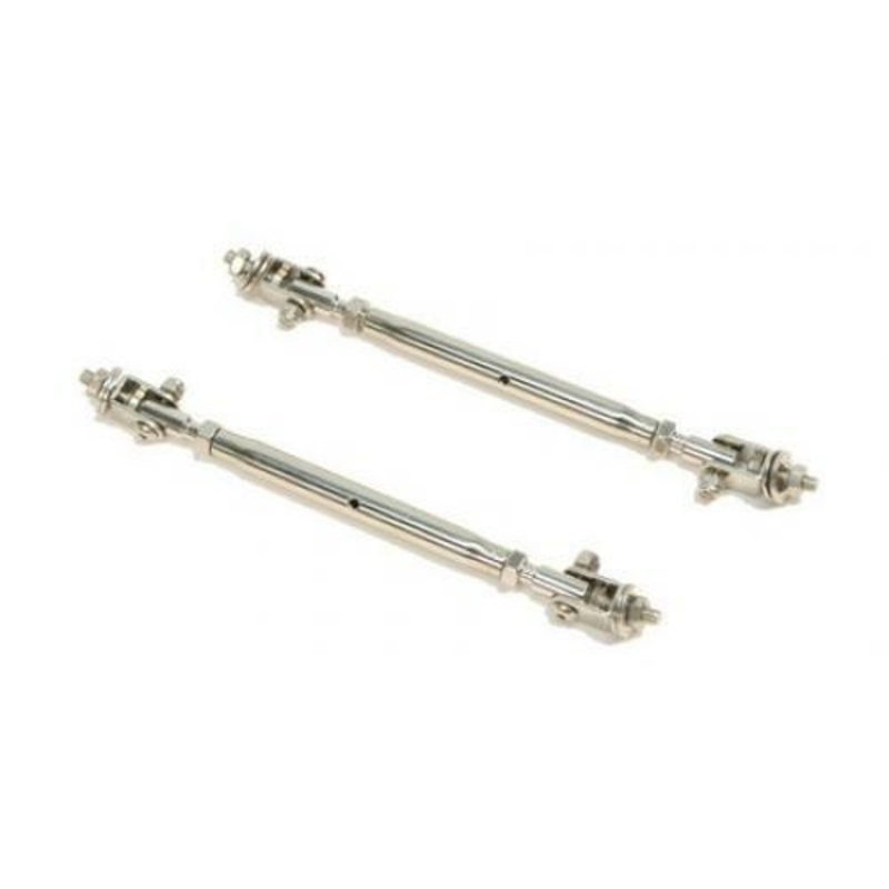 APR Stainless Steel 10mm Universal Wind Splitter Support Rods Pair - 6.125"-8.75"
