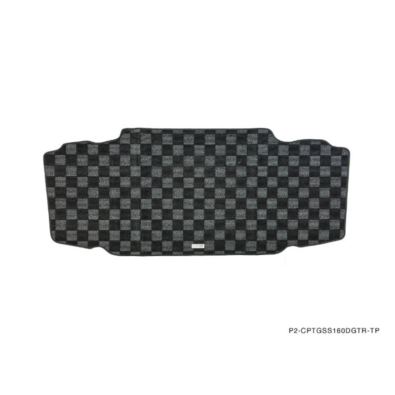 Phase 2 Motortrend (P2M) Checkered Carpet Trunk Mat - Lexus GS300 GS400 (2000-2004)