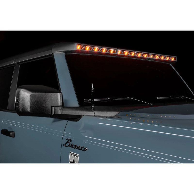 Oracle Lighting Integrated Windshield Roof LED Light Bar System - Gray - Ford Bronco (2021+)