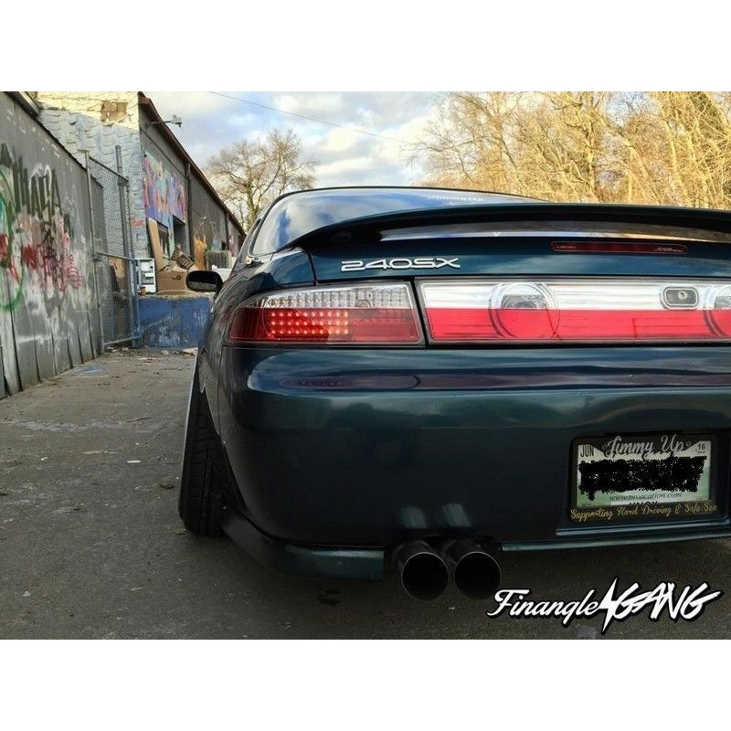 Phase 2 Motortrend (P2M) Crystal Clear LED 3pc Rear Taillight Kit - Nissan 240sx S14