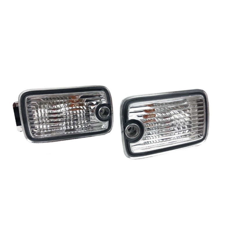 Phase 2 Motortrend (P2M) Front Position Marker Lights Set Single Post - Nissan 180sx 240sx S13 Type X (1989-1994)