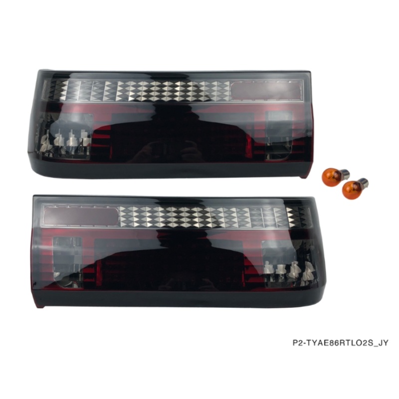 Phase 2 Motortrend (P2M) Smoked LED Rear Tail Lights - Toyota Corolla AE86 GTS (1984-1987)
