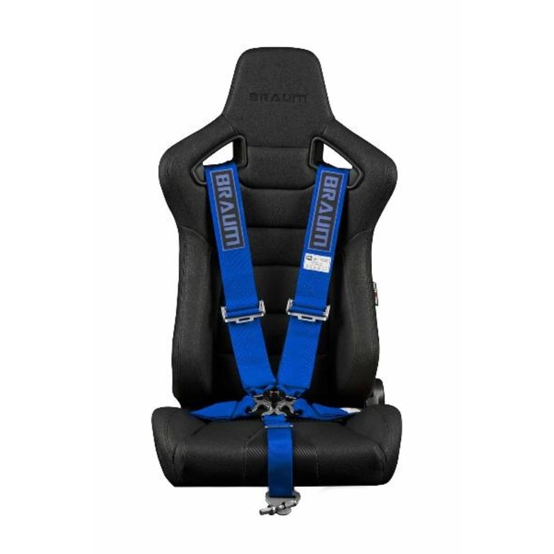 Braum Racing 5 Point 3" Inch SFI Certified 16.1 Racing Harness - Blue