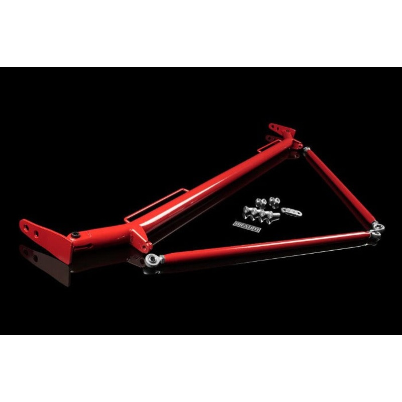 BRAUM Racing Red Gloss Seatbelt Harness Bar Kit - Ford Mustang (2005-2014)