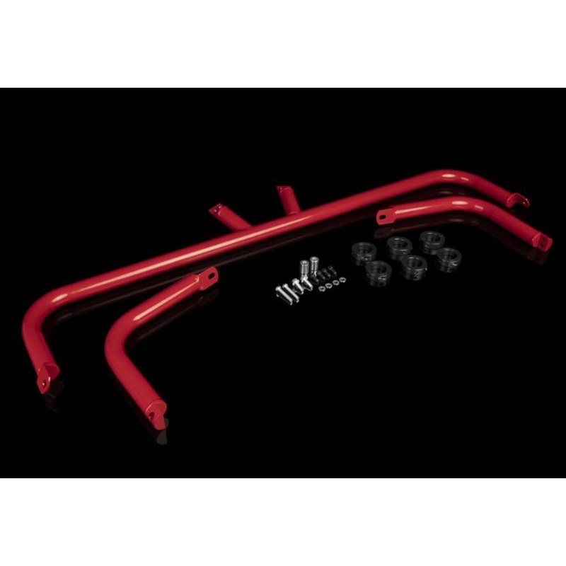 BRAUM Racing Seat Belt Harness Bar Kit RED GLOSS - Nissan 370z Z34 (2009+)