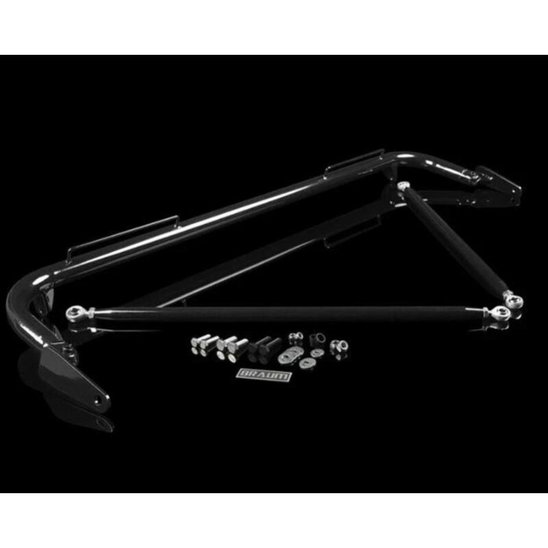 BRAUM Racing Universal Harness Bar Kit 48-51" - Black Matte Satin