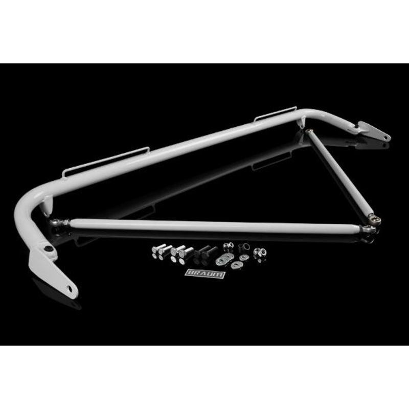 BRAUM Racing Universal Harness Bar Kit 48-51" - White Gloss