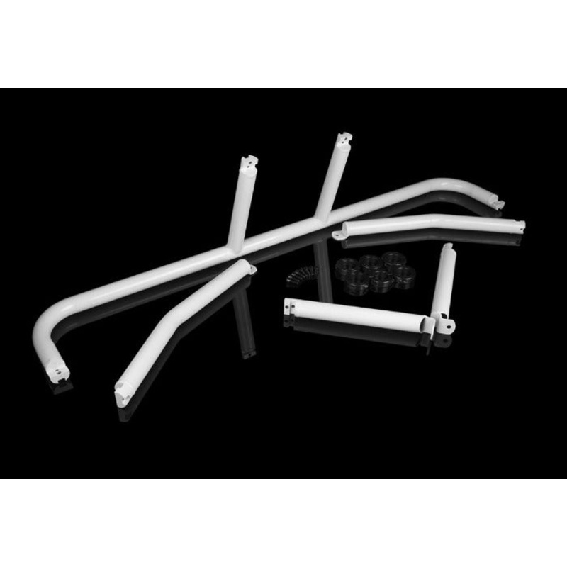 BRAUM Racing White Gloss Seatbelt Harness Bar Kit - Ford Mustang (2015-2020)