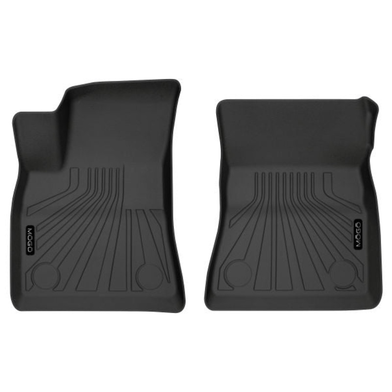 Husky Mogo Rubber Weather Front Row Floor Mats Liners Set - Tesla Model 3 (2017+)