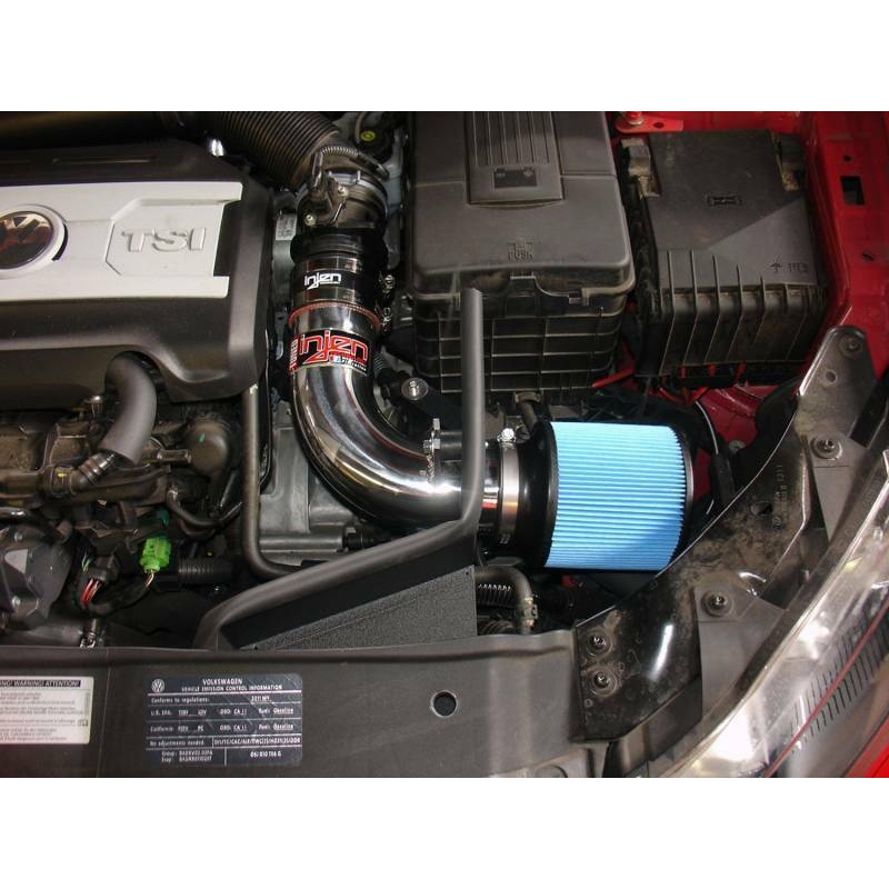 Injen SP Short Ram Air Intake System w/ Heat Shield - Black - Volkswagen MK6 Golf GTI (2010-2013)
