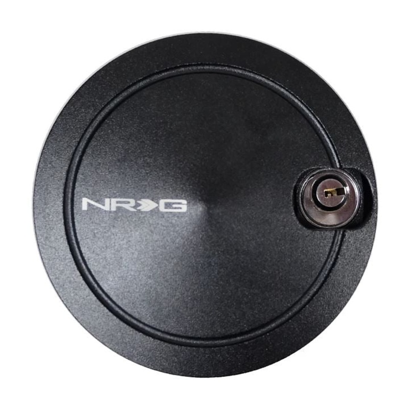 NRG V2 Steering Wheel Quick Release Lock Kit 2.0 w/ 2 Keys - Matte Black