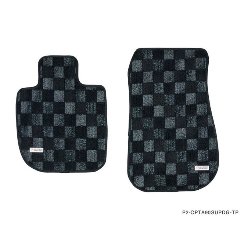 Phase 2 Motortrend (P2M) Dark Grey Floor Mats Set - Toyota Supra A90 (2019+)