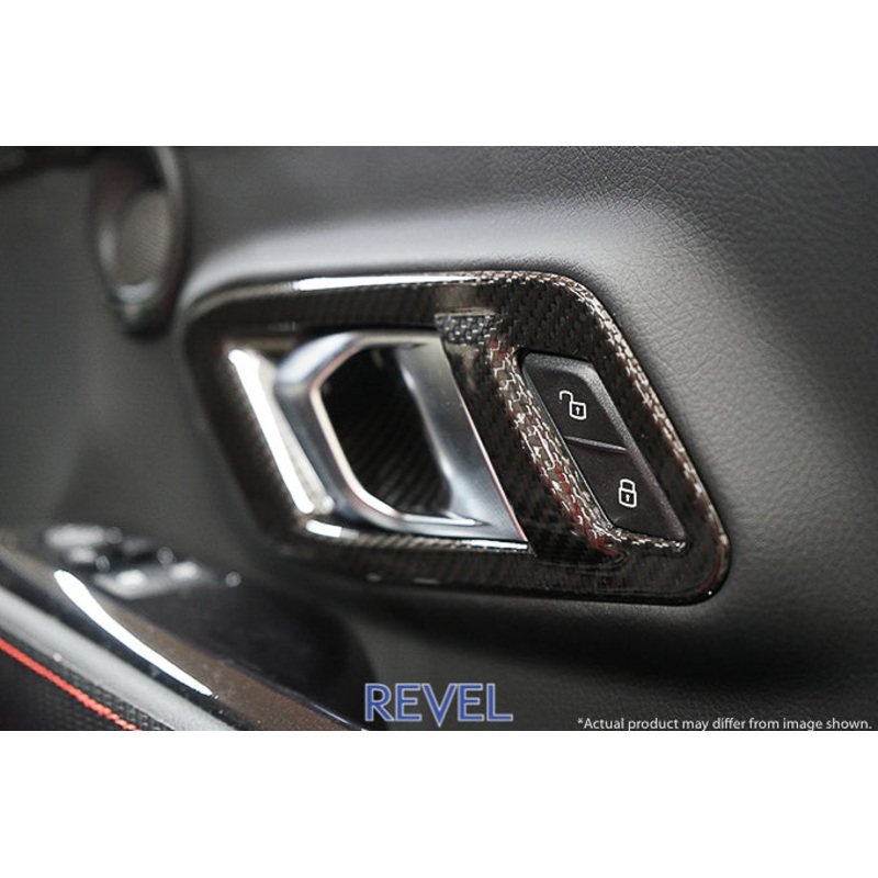 Revel GT Dry Carbon Fiber Inner Door Handle Covers Set - Toyota A90 GR Supra (2020+)