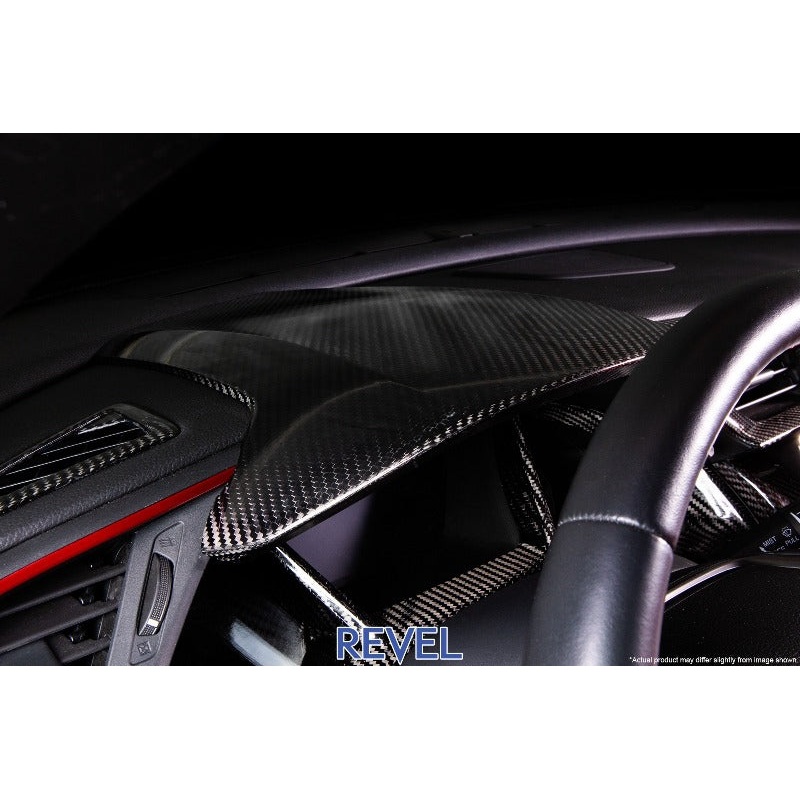 Tanabe / Revel GT Dry Carbon Fiber Center Dash Panel Cover - Honda Civic Type R FK8 (2017+)