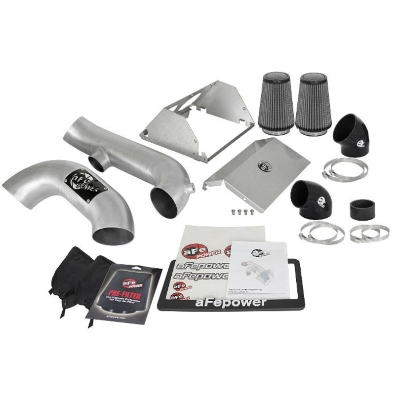 aFe Magnum Force Dual 3-1/2" Stage 2 Pro Dry S Cold Air Intake Super Raptor - Ford F-150 Raptor (2017-2019)