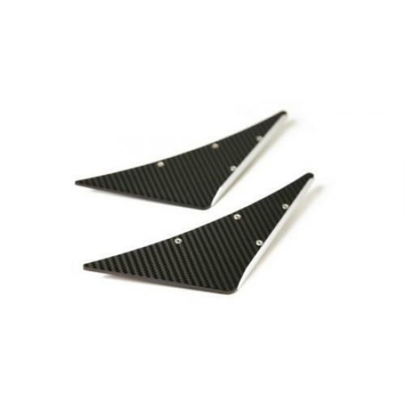 APR Performance Carbon Fiber Front Bumper Canards Set - Universal Type B