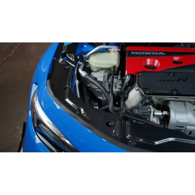 APR Performance Carbon Fiber Side Radiator Cooling Plates Shrouds - Honda Civic FL5 Type R (2023+)