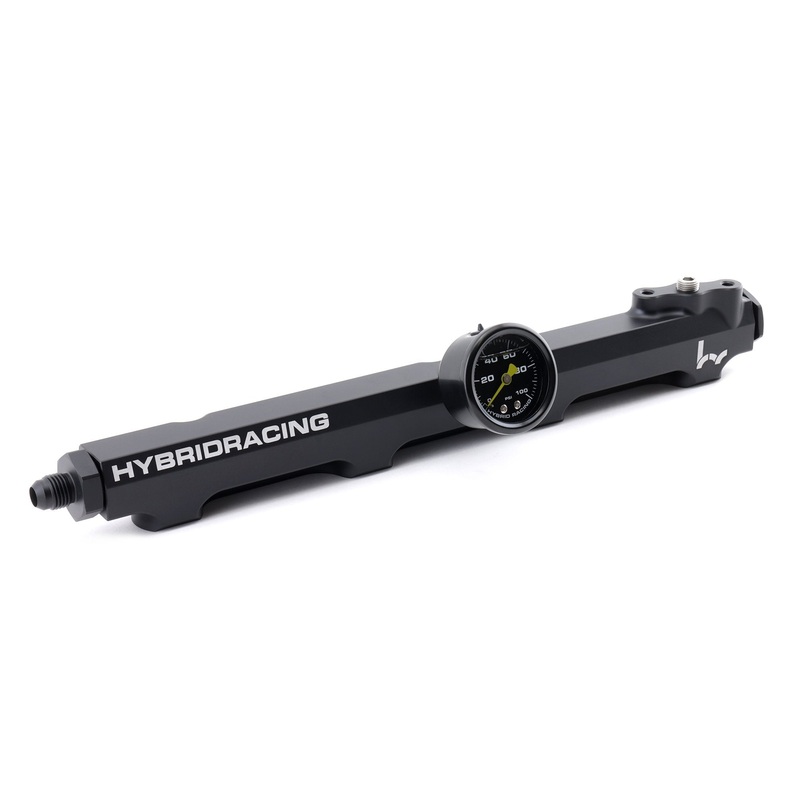 Hybrid Racing High-Flow Fuel Rail - Dust Red -  B-Series Engine / Universal