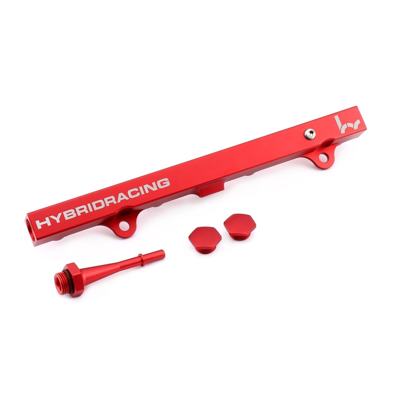 Hybrid Racing K-Series Fuel Rail & Fittings - Red - Honda Civic Si Models (2006-2011)