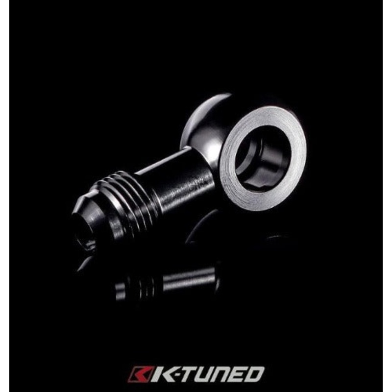 K-Tuned Banjo Fitting w/ OEM Fuel Filters to 6AN - Honda Civic EF EG EK (1988-2000)