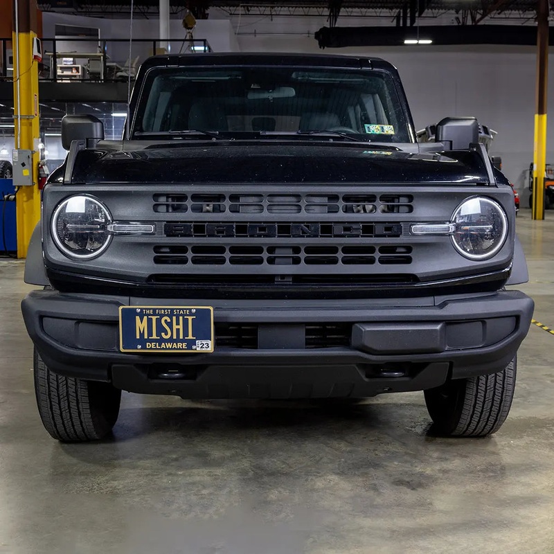 Mishimoto Plastic Bumper License Plate Relocation Kit - Ford Bronco (2021+)