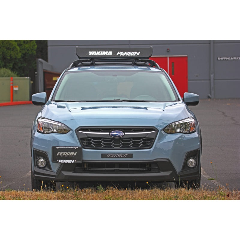 Perrin Front License Plate Bracket Holder Relocation Kit - Subaru Crosstrek (2018-2023)