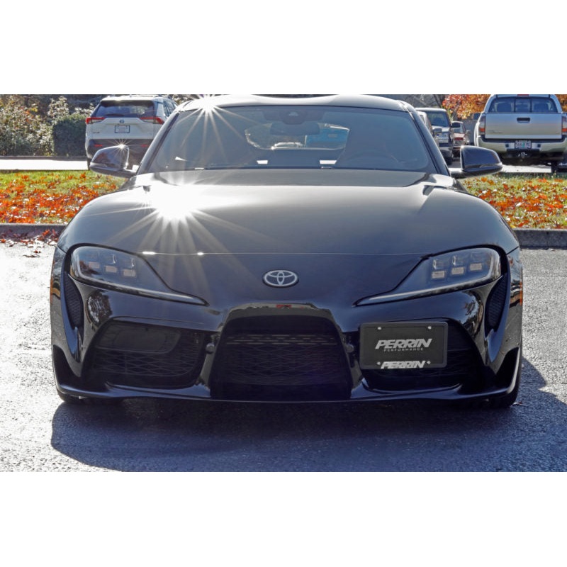 Perrin Front License Plate Bracket Holder Relocation Kit - Toyota GR Supra (2020+)