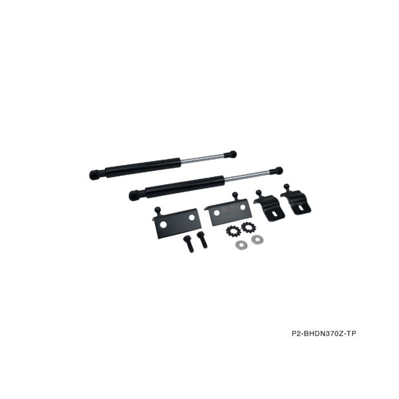 Phase 2 Motortrend (P2M) Black Series Engine Hood Bonnet Dampers Set - Nissan Z34 370z (2009+)