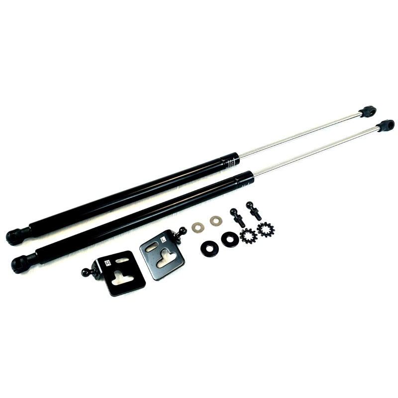 Phase 2 Motortrend (P2M) Black Series Engine Hood Bonnet Dampers Set - Subaru WRX / STI GDA GDB (2002-2007)