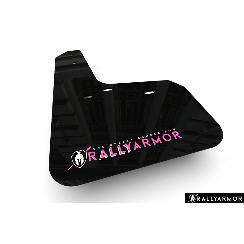 Rally Armor UR Black w/ Pink BCA Logo Mud Flaps Set 4 - Subaru WRX & STI (2015-2021)